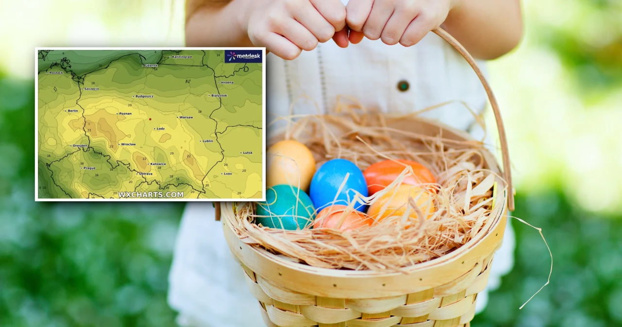 Zaskakujące uderzenie gorąca w Polsce. 24 stopnie akurat w Wielkanoc