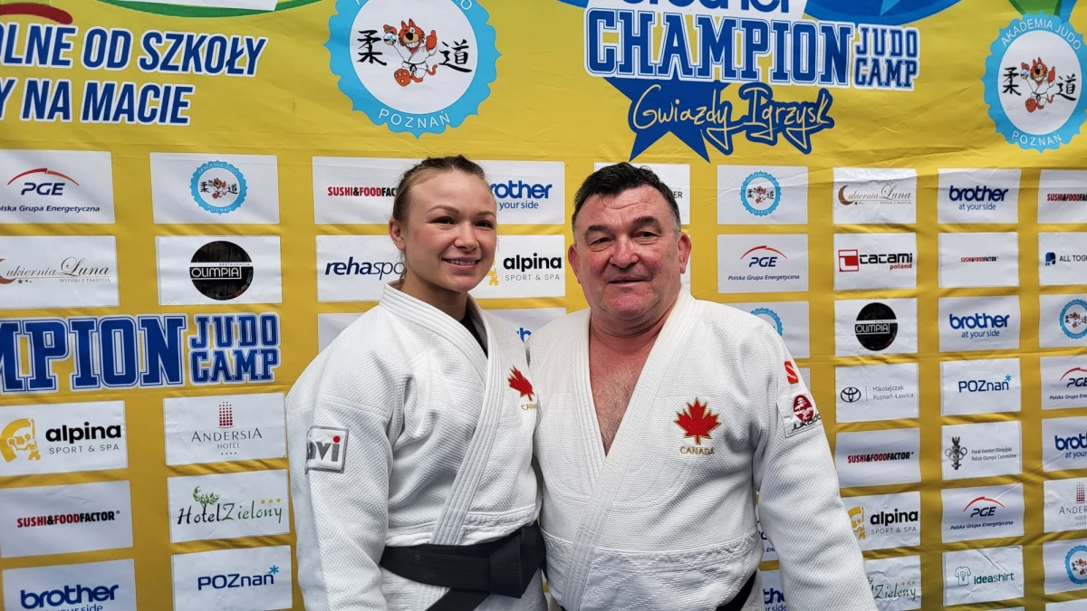 Kanadyjska wielokrotna medalistka mistrzostw świata i igrzysk olimpijskich w judo trenuje w Poznaniu. Jessica Klimkait przyjechała do Polski na zaproszenie jednego z klubów i dzieli się z młodzieżą swoimi umiejętnościami.