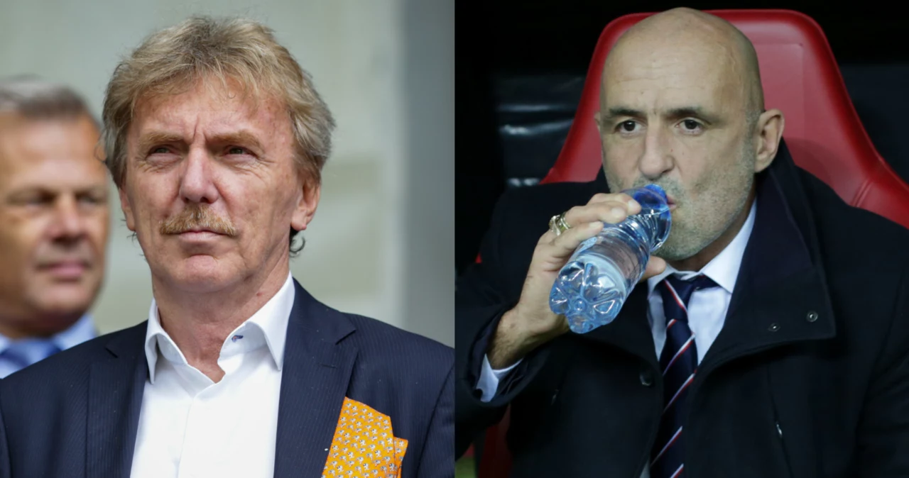 Reprezentacja Polski. Zbigniew Boniek oraz Michał Probierz