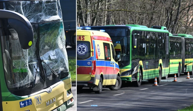 Zderzenie autobusów w Szczecinie. Kilkunastu rannych