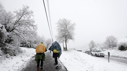 Zima zaskoczyła drogowców w Hiszpanii i Portugalii