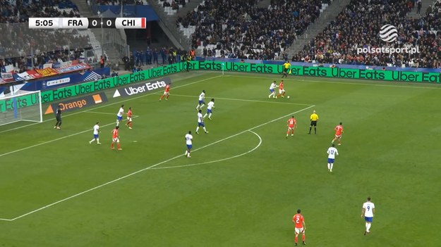 Skrót meczu Francja - Chile (3:2).

