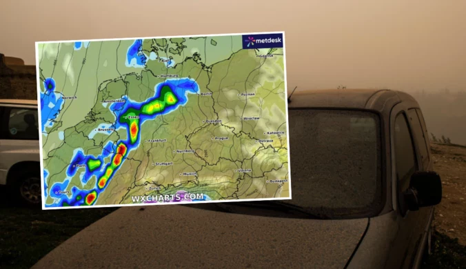 Krwawy deszcz w Niemczech? Sahara może namieszać