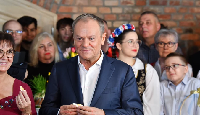 Donald Tusk na świątecznym spotkaniu: Powodów do radości nie jest za dużo