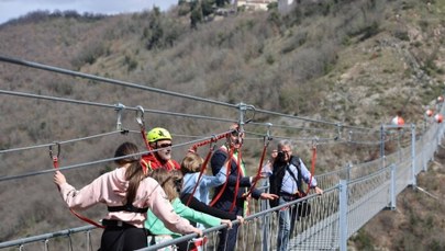 Nowa atrakcja Włoch: Najwyższy w Europie "most tybetański"