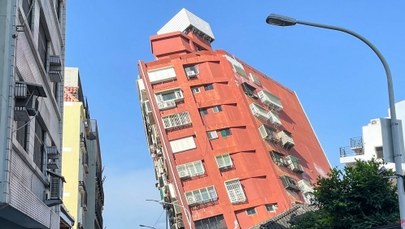 Najsilniejsze od 25 lat trzęsienie ziemi na Tajwanie
