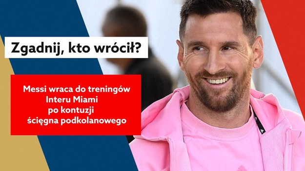 Lionel Messi powrócił we wtorek do treningów z Interem Miami po powrocie do zdrowia po kontuzji ścięgna podkolanowego.

Obecność argentyńskiego supergwiazdora w kompleksie treningowym zwiększa szanse na jego powrót na ćwierćfinałowy mecz Pucharu Mistrzów CONCACAF z meksykańskim Monterrey 3 kwietnia.

Messi nie grał dla Miami od 13 marca, kiedy to opuścił mecz wygrany 3:1 z Nashville zaledwie kilka minut po rozpoczęciu drugiej połowy z powodu dyskomfortu w prawym ścięgnie podkolanowym.

36-latek opuścił także mecze Argentyny z Salwadorem i Kostaryką, które odbyły się w tym miesiącu.

Źródło: 2024 Associated Press