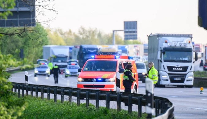 Poważny wypadek w Niemczech. Ośmioro rannych Polaków