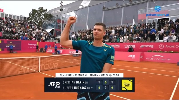 Skrót meczu Hubert Hurkacz - Cristian Garin. Polak zagra w finale turnieju ATP 250 w Estoril.