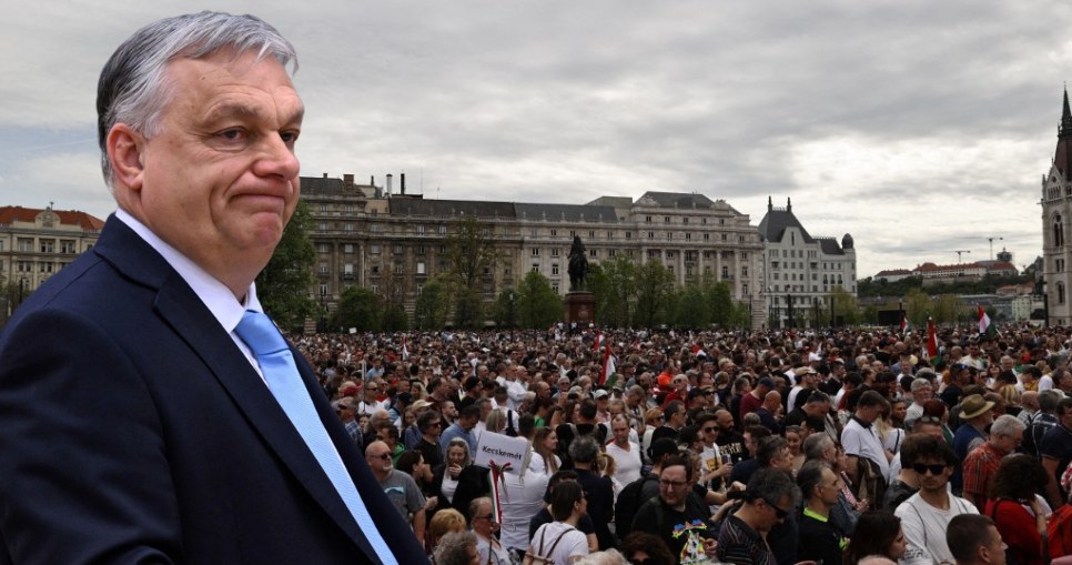 Nowe problemy Orbana. Dziesiątki tysięcy protestujących i zagorzały rywal Nowe problemy Orbana. Dziesiątki tysięcy protestujących i zagorzały rywal