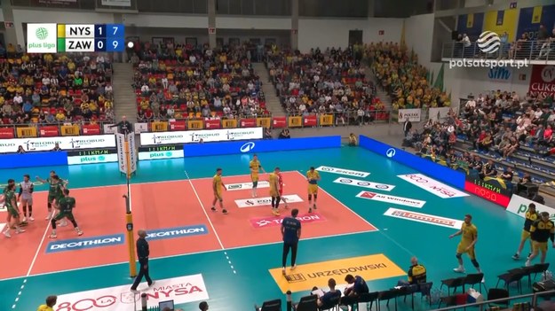 PSG Stal Nysa – Aluron CMC Warta Zawiercie 3:1 (25:18, 22:25, 25:22, 25:15) - siatkówka, PlusLiga 2024, 30. kolejka.

