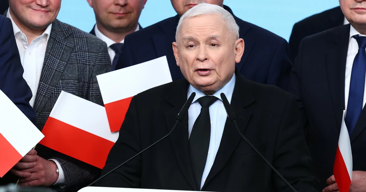 Wieczór wyborczy PiS. Wybory samorządowe 2024. Komentarz Jarosława Kaczyńskiego