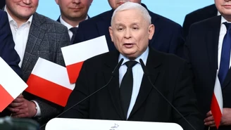 Wybory samorządowe 2024. Jarosław Kaczyński komentuje. Na sali okrzyki