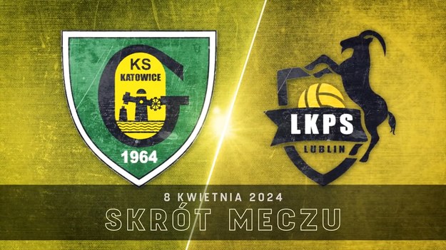 Skrót meczu GKS Katowice – Bogdanka LUK Lublin 3:1 (25:23, 25:21, 19:25, 26:24) - siatkówka, PlusLiga 2024, 30. kolejka.