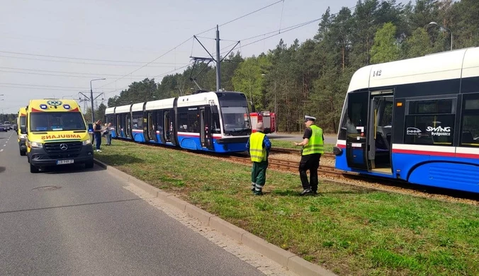 Zderzenie tramwajów w Bydgoszczy. Kilkanaście osób poszkodowanych