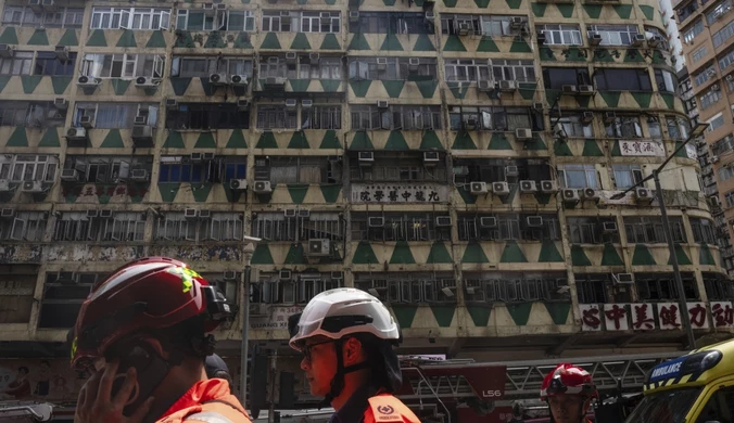 Tragiczny pożar w Hongkongu. W bloku wciąż mogą być ludzie