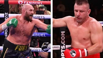 "Król Cyganów" wywołał Tomasza Adamka. Co za akcja, Tyson Fury "bije" jednego po drugim