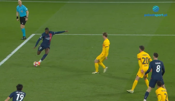 Ousmane Dembele odpowiada! Gol na 1:1 PSG – FC Barcelona. Liga Mistrzów. WIDEO