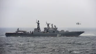 Rosyjski okręt na Morzu Śródziemnym. Mowa o zaplanowanych ćwiczeniach