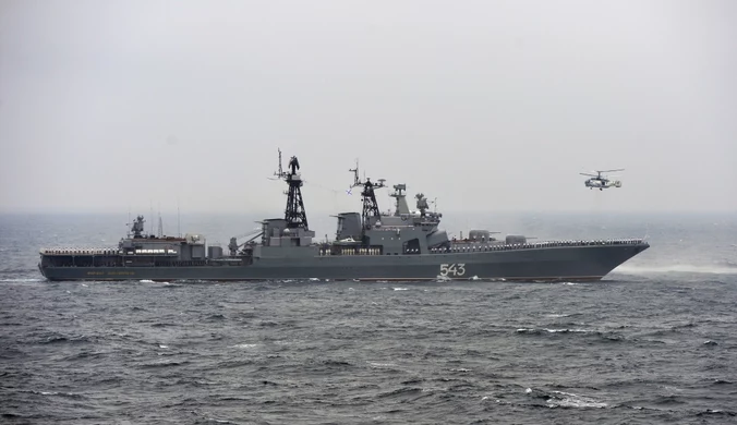 Rosyjski okręt na Morzu Śródziemnym. Mowa o zaplanowanych ćwiczeniach