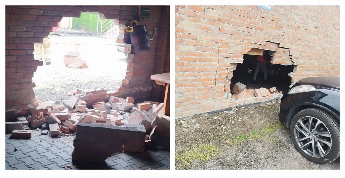 Kierowca samochodu stracił panowanie nad pojazdem i uderzył w ścianę jednego z lokali gastronomicznych w Lubartowie, wybijając w nim dziurę. Nikomu na szczęście nic się nie stało. 

