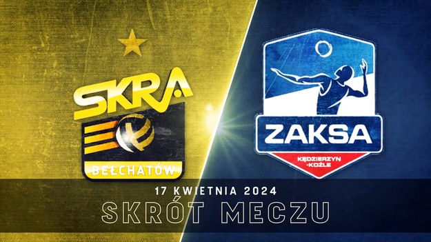 Skrót meczu PGE GiEK Skra Bełchatów - Grupa Azoty ZAKSA Kędzierzyn-Koźle.