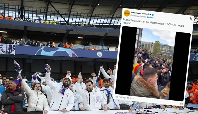 Sceny przed meczem w Manchesterze. Kibice Realu nie odpuścili (WIDEO)