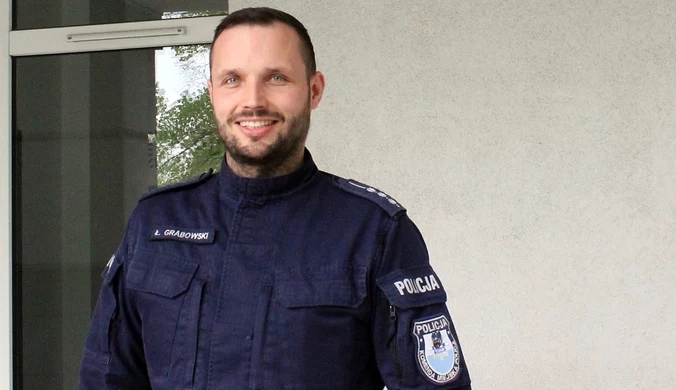 Bohaterski wyczyn policjanta. Bez wahania wskoczył do rzeki