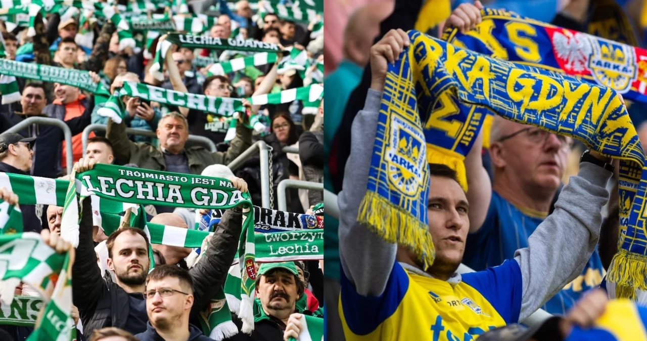 Kibice Arki Gdynia obejrzą derby Trójmiasta na stadionie w Gdańsku / fot. Grzegorz Radtke / Mateusz Słodkowski