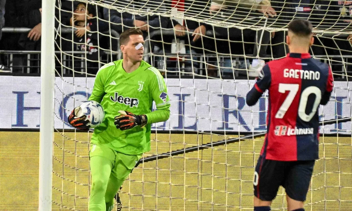 Wojciech Szczęsny, który kilka dni temu przeszedł zabieg chirurgiczny w związku z pęknięciem kości nosowej, zagrał w zakończonym remisem 2:2 wyjazdowym meczu Juventusu z Cagliari. Zgodnie z zapowiedzią wystąpił bez maski ochronnej, jedynie z dużym plastrem na nosie.