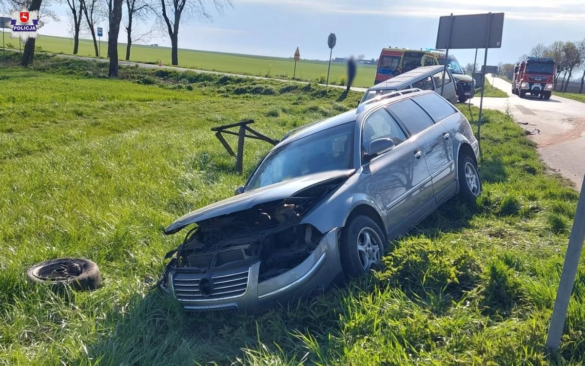 6 osób trafiło do szpitala po porannym wypadku w Hubinku na Lubelszczyźnie. Auto osobowe zderzyło się tam z busem. 