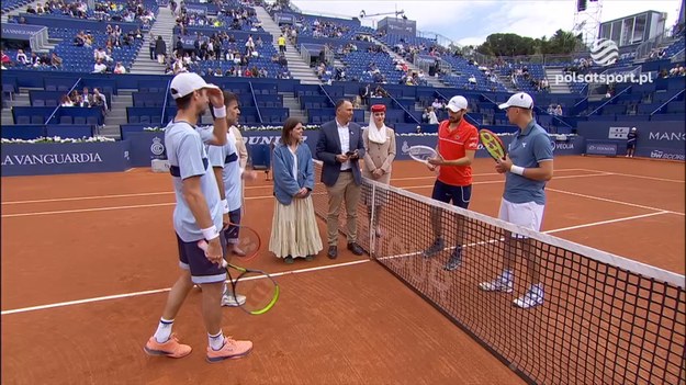 Skrót meczu finałowego turnieju ATP 500 w Barcelonie Jan Zieliński/ Hugo Nys - Maximo Gonzalez/ Andres Molteni 6:4, 4:6, 9:11.

