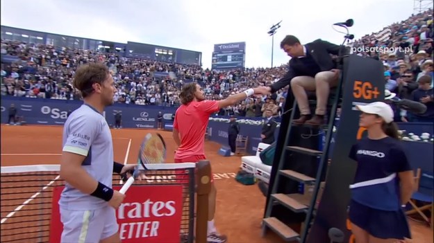 Skrót meczu Stefanos Tsitsipas - Casper Ruud.

