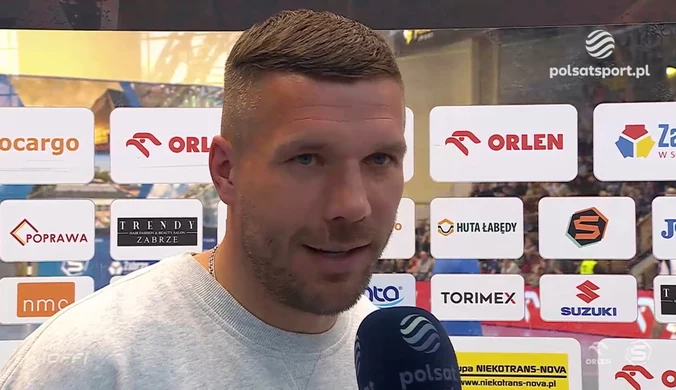 Lukas Podolski: To twarda gra, tak jak lubię. WIDEO