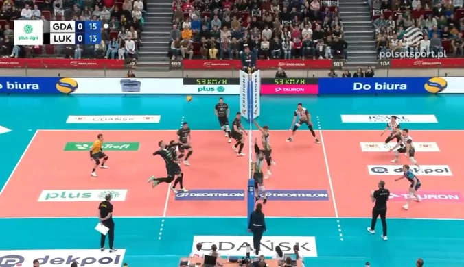 Trefl Gdańsk - LUK Lublin. Skrót meczu. WIDEO