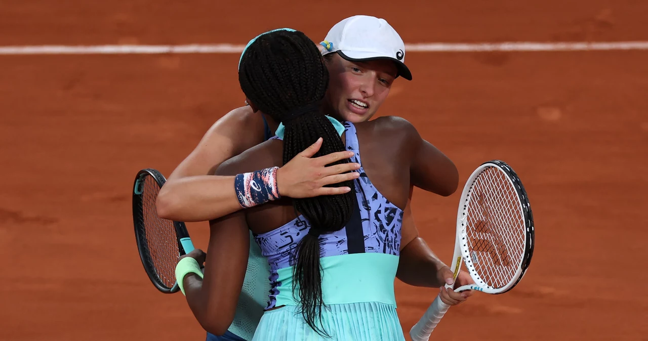 Iga Świątek i Coco Gauff, Roland Garros 2022