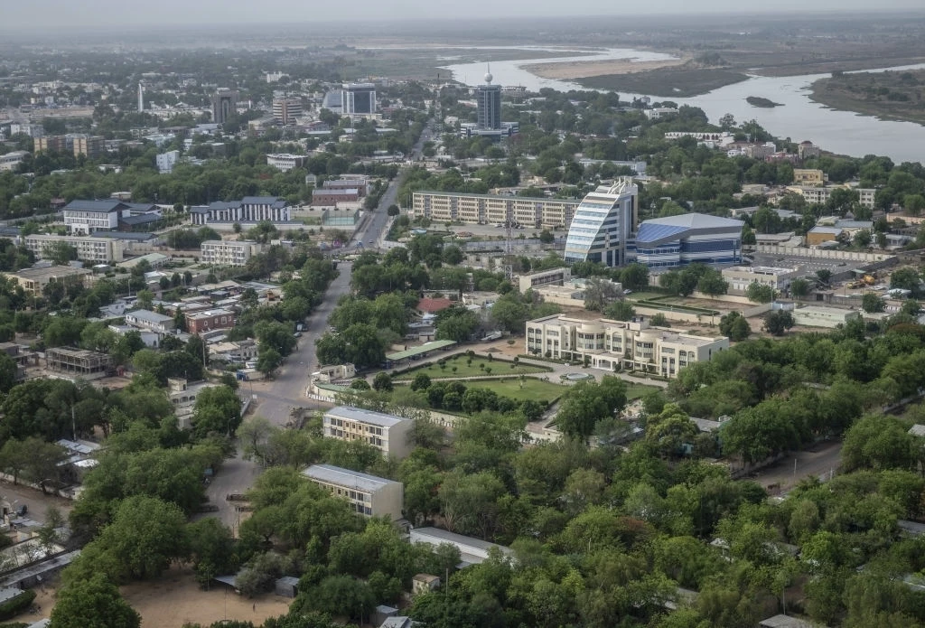 Widok na stolicę Czadu, Ndżamenę