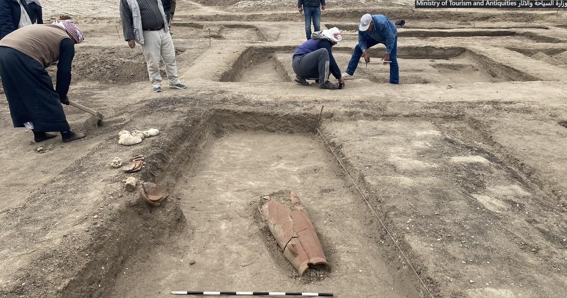 Egipskie, Ministerstwo, Turystyki, Starożytności, poinformowało, wyjątkowym, odkryciu, stanowisku, archeologicznym, Tell, elHabu Archeolodzy podekscytowani nowym odkryciem. Dotyczy Napoleona Egiptu