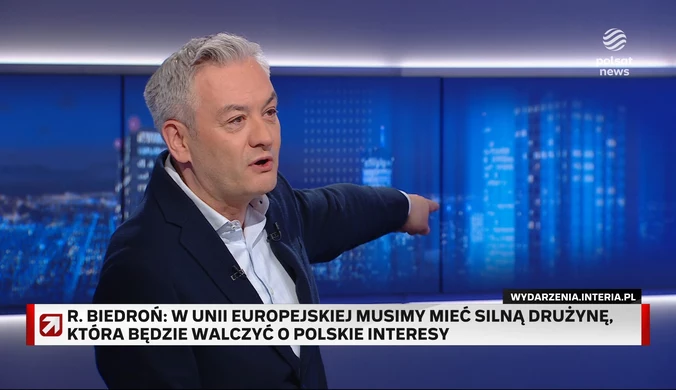 Robert Biedroń w ''Gościu Wydarzeń'': Kaczyński siedzi w narożniku Europy i się przygląda