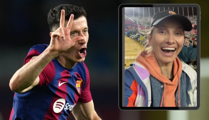 Wybuch emocji na meczu Barcelony. Gwiazda reaguje na wyczyn Lewandowskiego