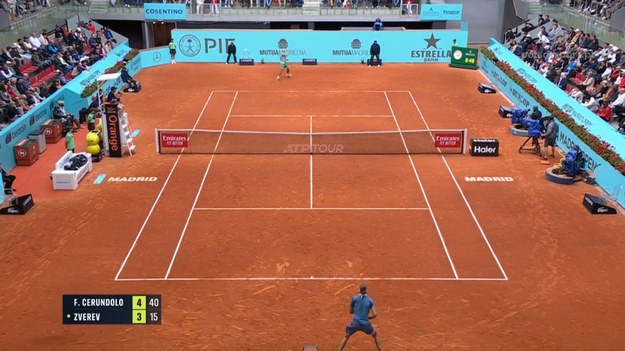 W załączonym materiale wideo skrót meczu Alexander Zverev - Francisco Cerundolo rozgrywanego w ramach turnieju ATP w Madrycie.

