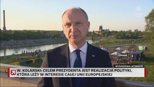 Prowadzący "Gościa Wydarzeń" Grzegorz Kępka zapytał swojego rozmówcę o kwestię wyboru nowego polskiego komisarza w UE, PiS zaproponował wcześniej Jacka Saryusza-Wolskiego. 

- Prezydent ma kluczową rolę, ponieważ prezydent musi wydać opinię o kandydacie. Rozmów z rządem jeszcze nie było - powiedział Wojciech Kolarski.