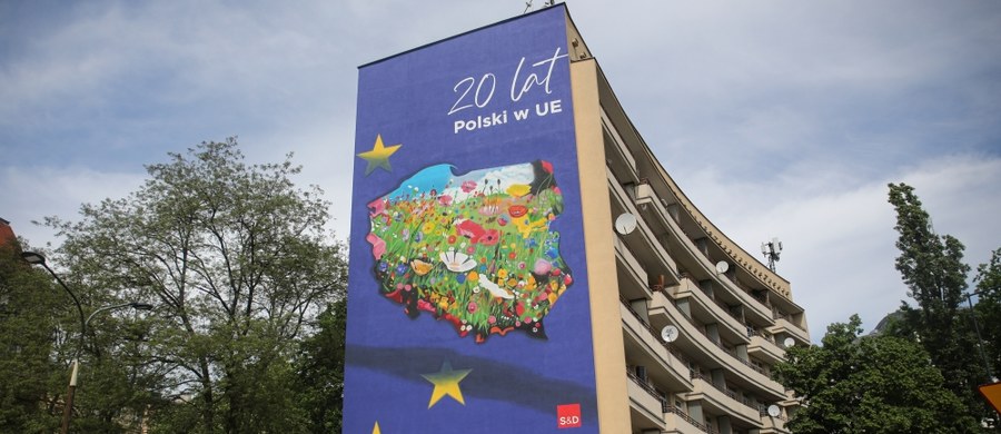 Z okazji 20-lecia wejścia Polski do Unii Europejskiej w Warszawie odsłonięto mural na ścianie budynku przy alei Wyzwolenia 2. W uroczystości uczestniczyli byli premierzy, obecnie europosłowie - Leszek Miller i Włodzimierz Cimoszewicz.