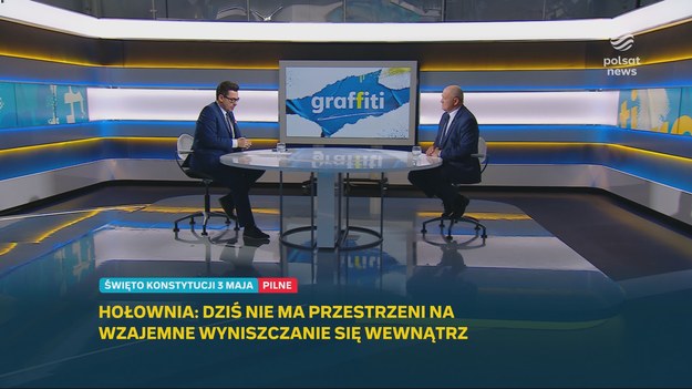 Jak ocenił Marek Sawicki "dialog, który się nie toczy pomiędzy Donaldem Tuskiem i Mateuszem Morawieckim to jest nic innego jak elementy wewnętrznej wojny domowej, na razie ma wymiar słowny". Polityk PSL podkreślił dualizm Mateusza Morawieckiego, który na arenie międzynarodowej miał być głównym motorem napędowym federalizacji Unii Europejskiej, a w polskiej polityce jej głównym przeciwnikiem.