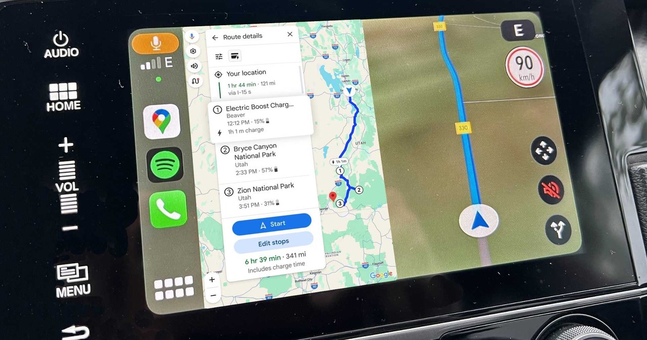 Google Maps with new solutions.  Artificial intelligence will tell you how to go