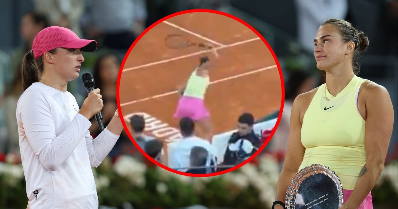 The cameras did not show that Sabalenka exploded after the defeat to Świątek [WIDEO]