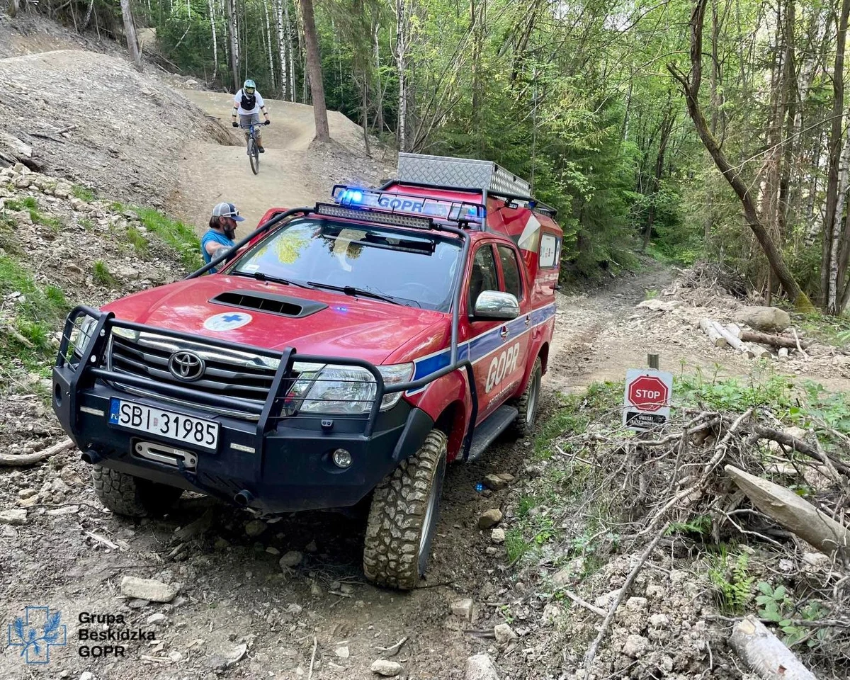 Nie wszyscy wypoczywali w długi majowy weekend. To był bardzo pracowity czas dla goprowców w Beskidach. Ratownicy interweniowali aż 46 razy, 18 interwencji dotyczyło rowerzystów