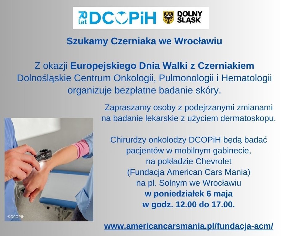 /Dolnośląskie Centrum Onkologii, Pulmonologii i Hematologii we Wrocławiu /Materiały prasowe