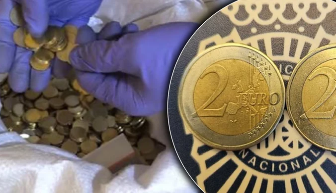 Fałszywe monety zalały Europę. Gang rozbity w Hiszpanii