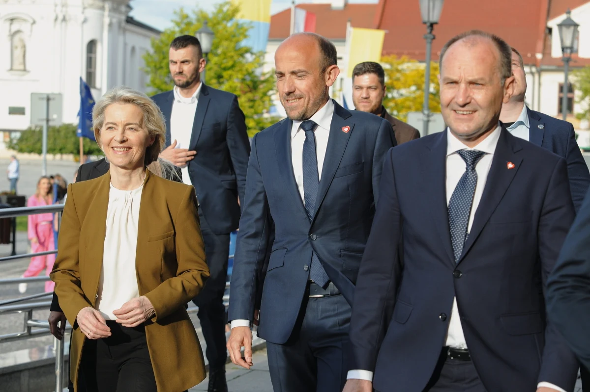 ​Chcę budować z Donaldem Tuskiem koalicję na rzecz silnej Europy - powiedziała szefowa KE Ursula von der Leyen, która we wtorek będzie gościem Europejskiego Kongresu Gospodarczego. Odniosła się też m.in. do zakończenia postępowania z art. 7 TUE oraz wypłaty Polsce pierwszych unijnych funduszy.